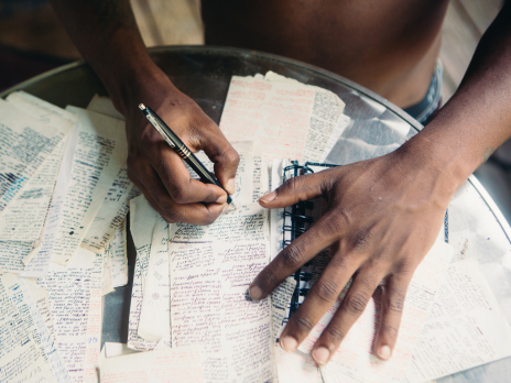 Le manuscrit terminé