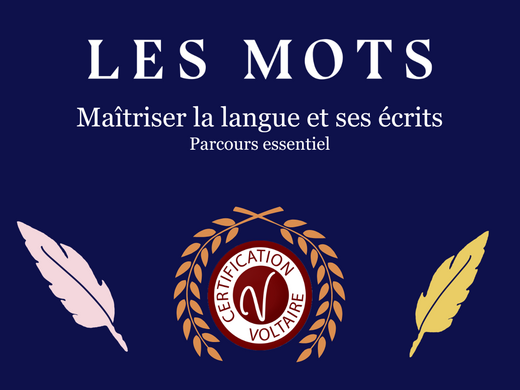 Maitriser la langue et ses écrits Certificat Voltaire (RS7113) - Essentielle