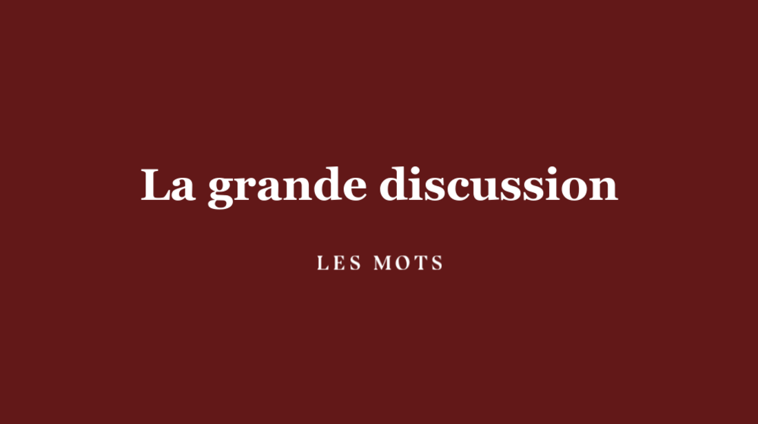 La grande discussion: éditer, c'est quoi?